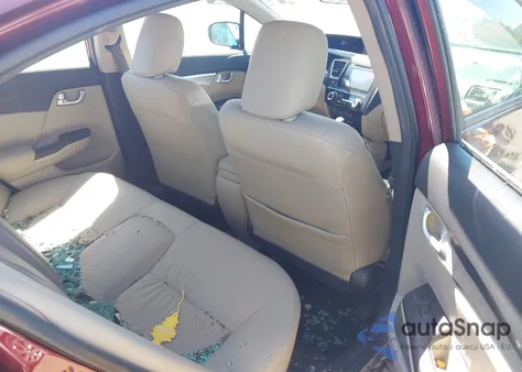 2015 Honda Civic Ex-L from USA, damaged, VIN 19XFB2F90FE255012